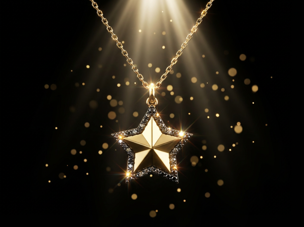 골드 스타 펜던트