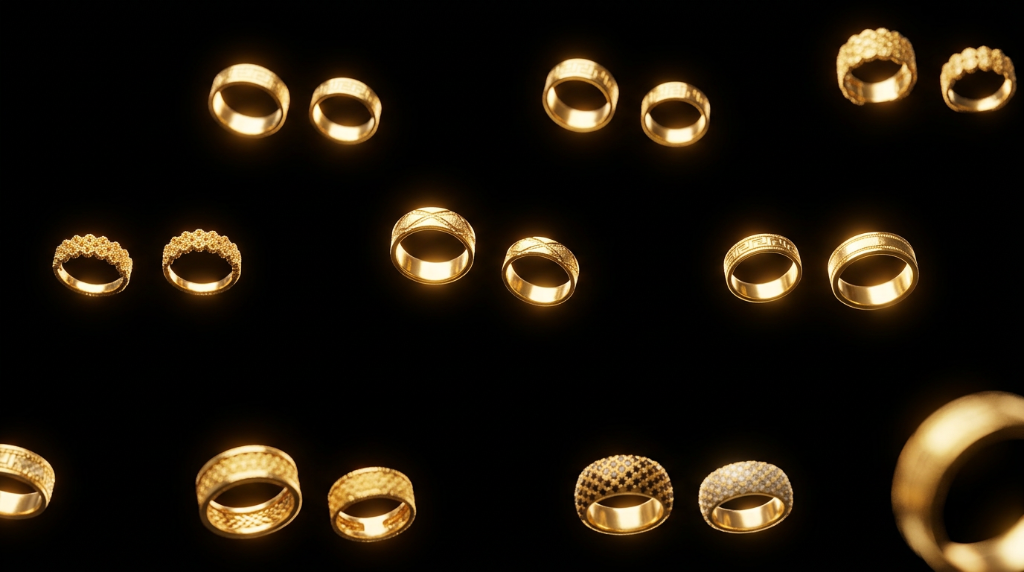 골드 반지 컬렉션